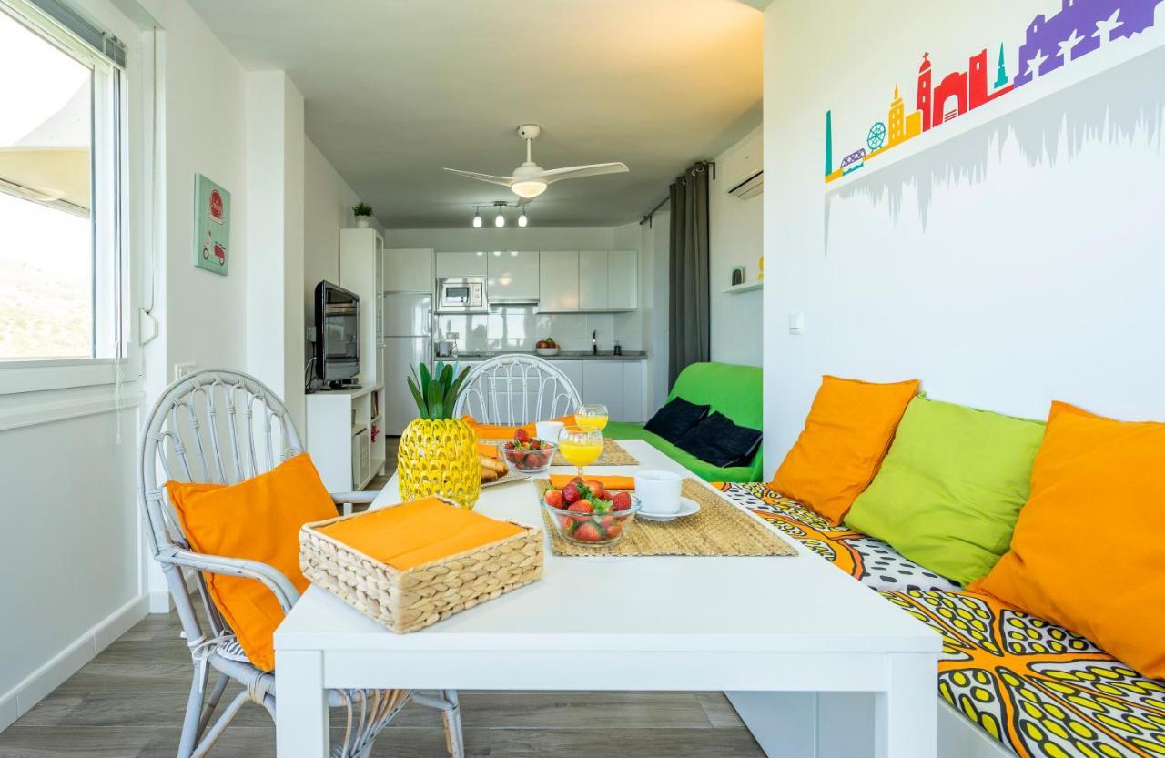 Wintowinrentals Sunny Side, Pool, Wifi & Sea View Бенахарафе Екстериор снимка