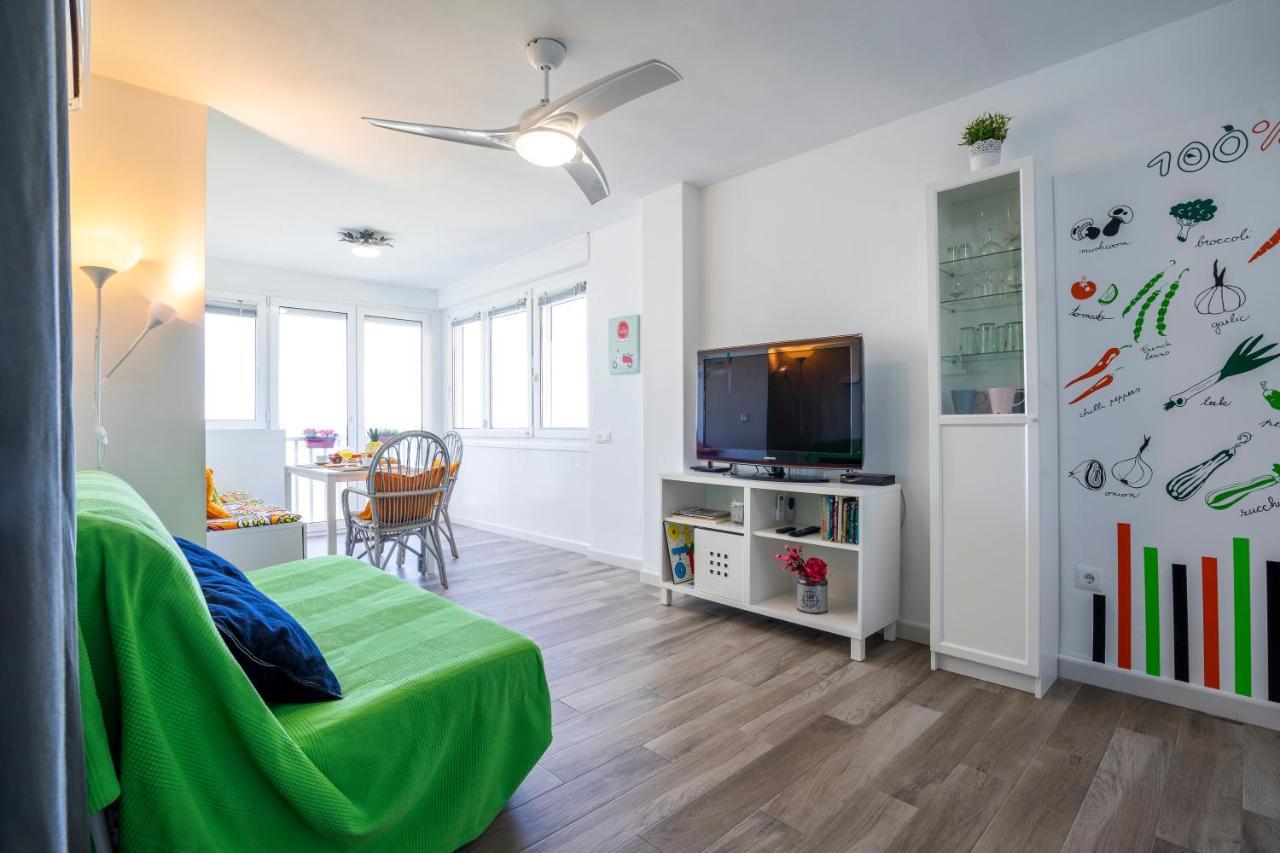 Wintowinrentals Sunny Side, Pool, Wifi & Sea View Бенахарафе Екстериор снимка